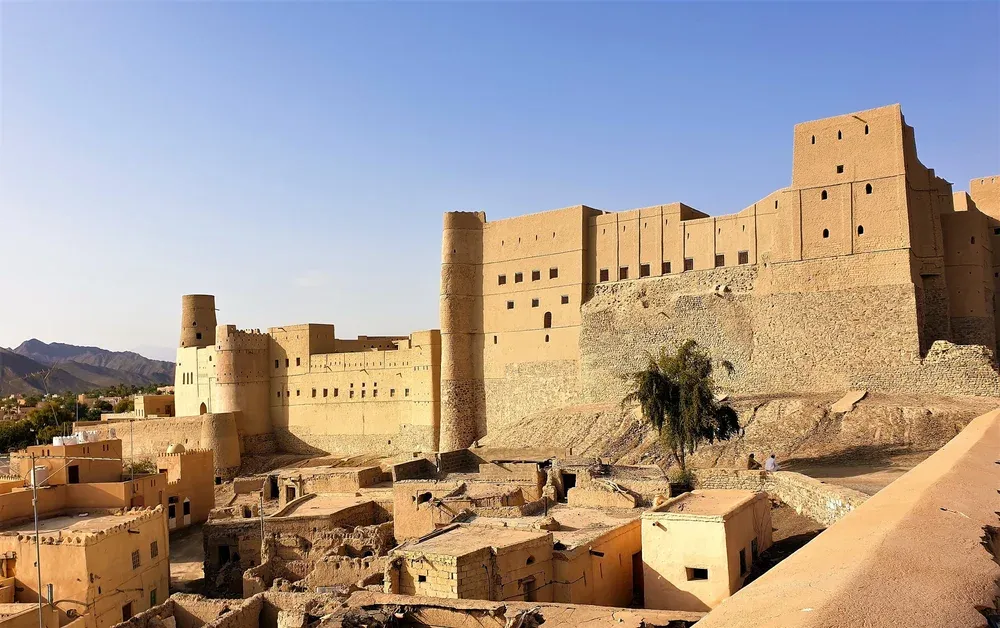 Het UNESCO-werelderfgoed Bahla-fort