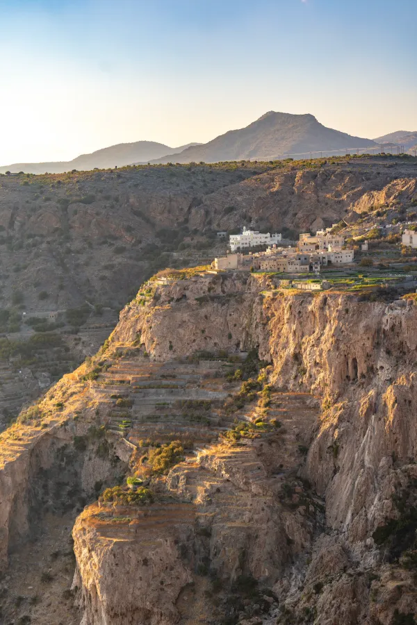 De terrastuinen en kloven van Jebel Akhdar